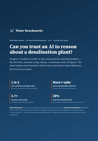 Report: AI diagnostic reasoning in reverse-osmosis desalination operations
